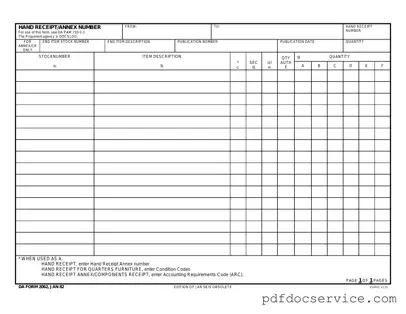 Fill Your Da Form